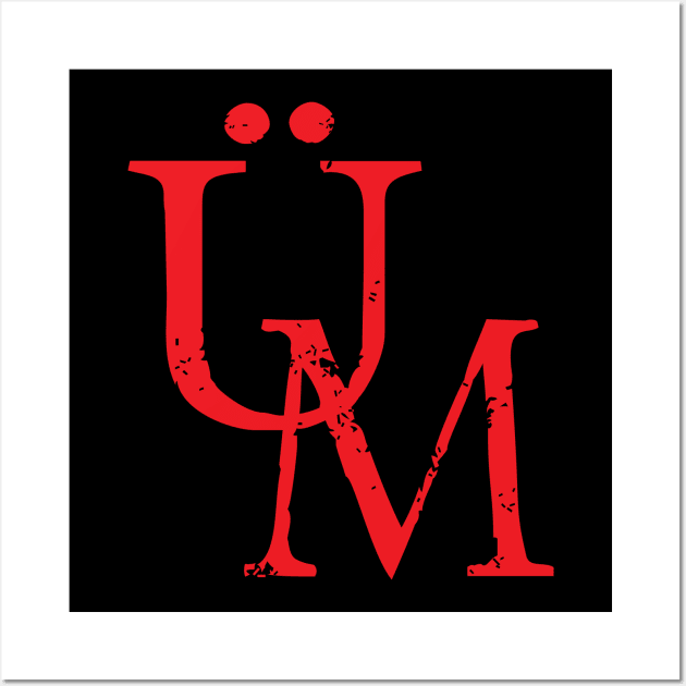 U M Ubermensch Superhuman Overman Symbol Acronym Nietzsche Wall Art by Elvdant